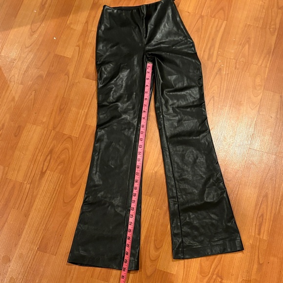 Wilfred Jet Black Flare Vegan Flare Pants - Picture 7 of 8